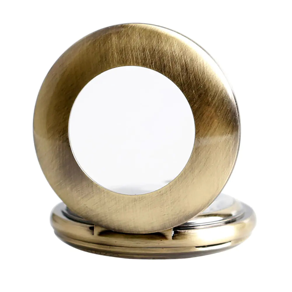 Vintage Mechanical Pocket Watch with Hollow Design