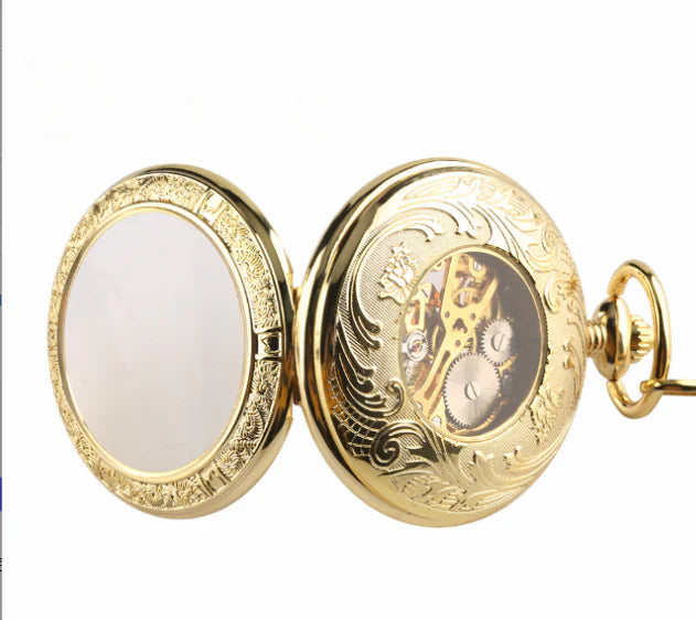 Gold Mechanical Pocket Watch